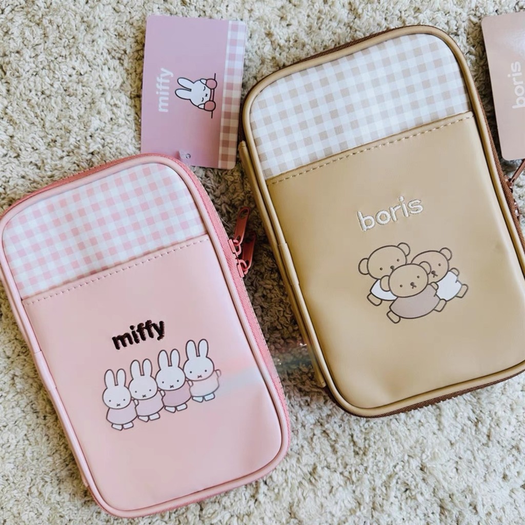 

Kotak Pensil Lucu Mifi kartun lucu beruang Boris Gay barang tulis dokumen tiket paspor tas Import
