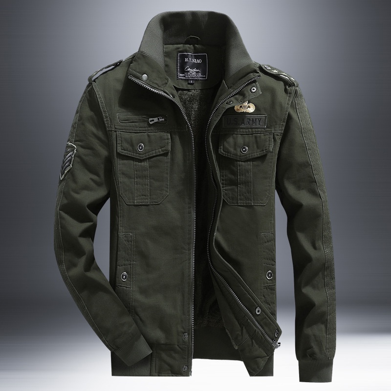 jaket army  Musim gugur dan musim dingin seragam militer  kerja  pakaian laki-laki  laki-laki Amerik