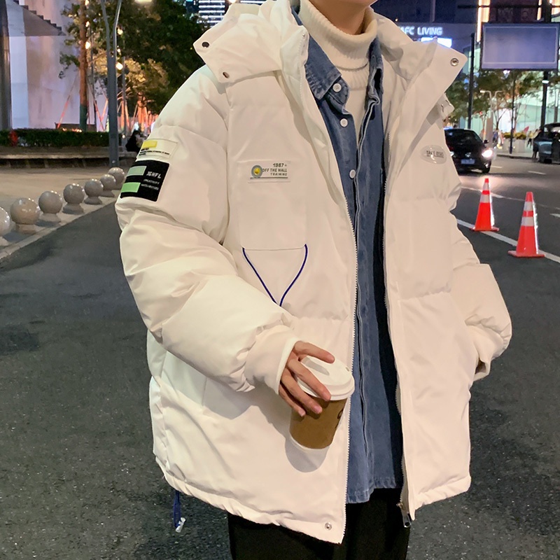 shacket jacket  Jaket tebal untuk pria di musim dingin, marka trendy Korea, longgar dan beragam, jak