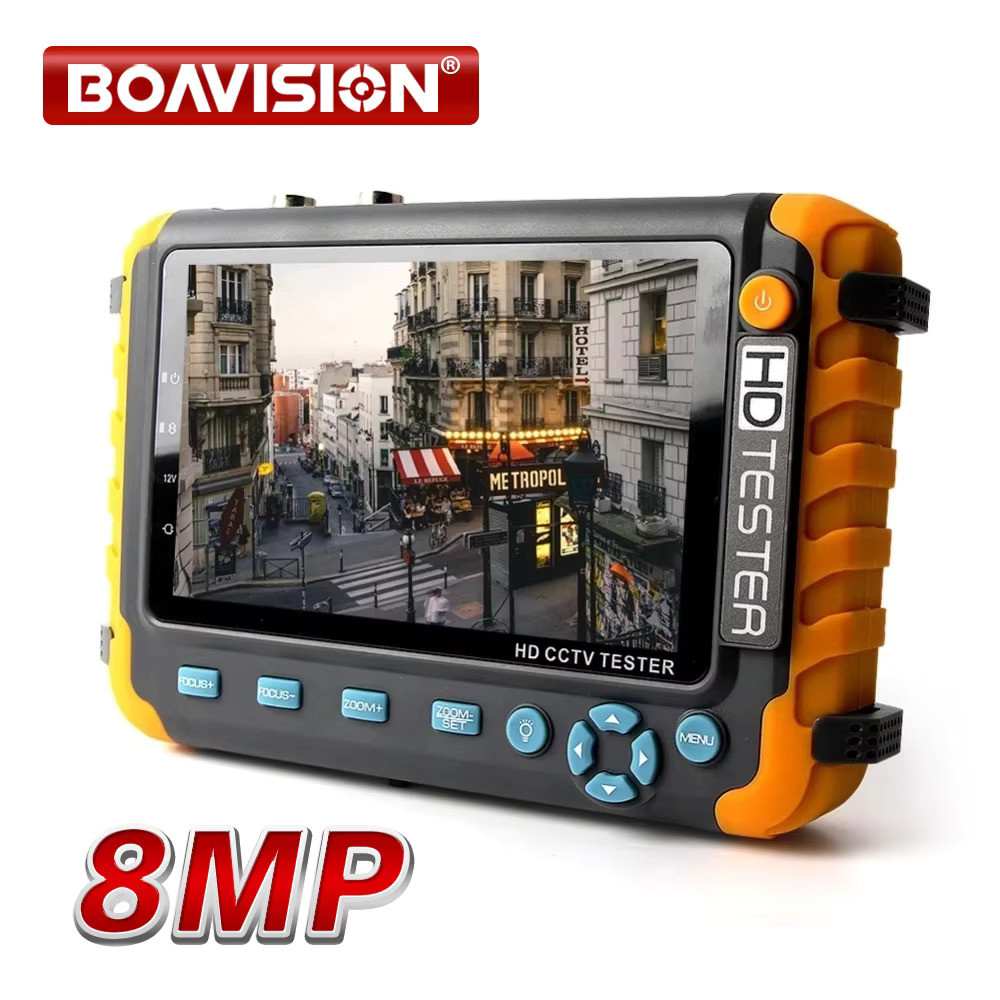 8MP 4K CCTV Camera 5 Inch TFT LCD Monitor Untuk 4 IN 1 TVI AHD CVI Analog Security Cam Tester Video 