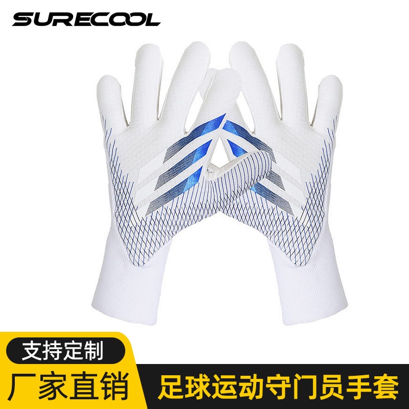 Sarung Tangan Kiper  Langsung sarung tangan goalkeeper profesional baru, sarung tangan goalkeeper, l