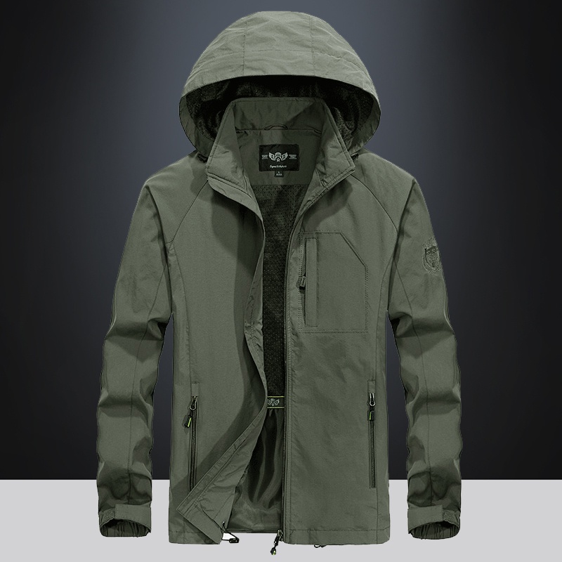 Jacket pria waterproof Sport luar biasa laki-laki cepat keringkan jaket sprint anti-angin cepat keri