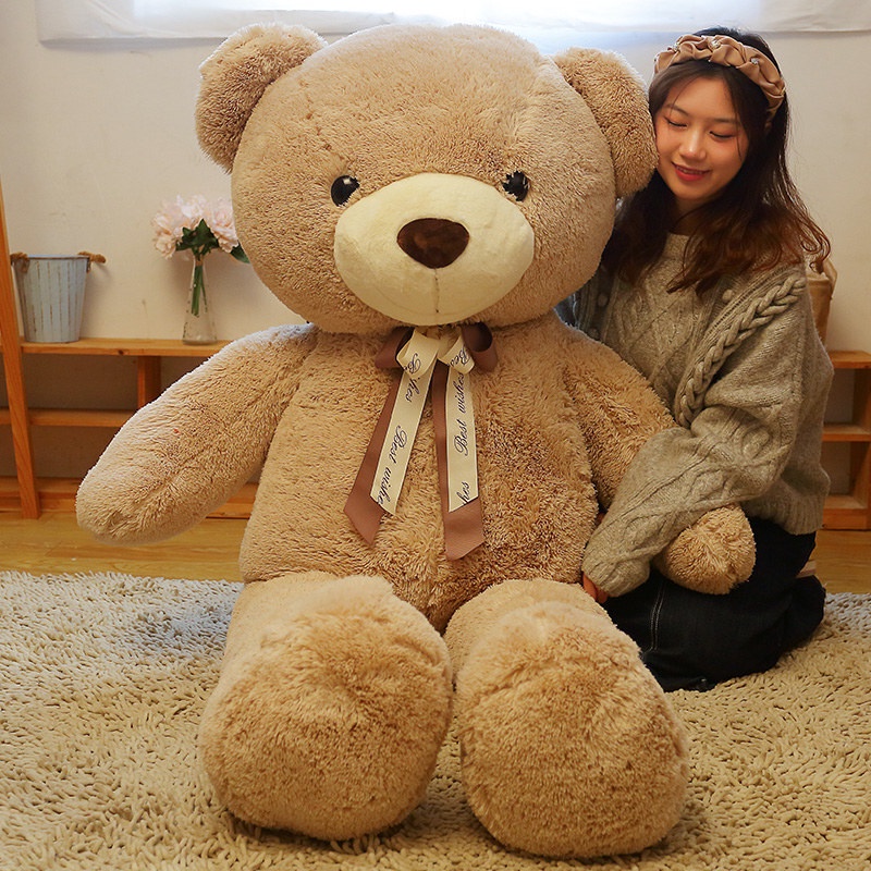 Boneka Lucu  teddy bear manis, mainan untuk wanita, pelukan beruang terlalu besar, bantal, boneka plush  Baru