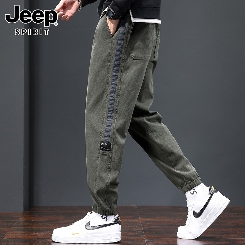 Jeep Casual Celana Pria Gugur Musim Dingin