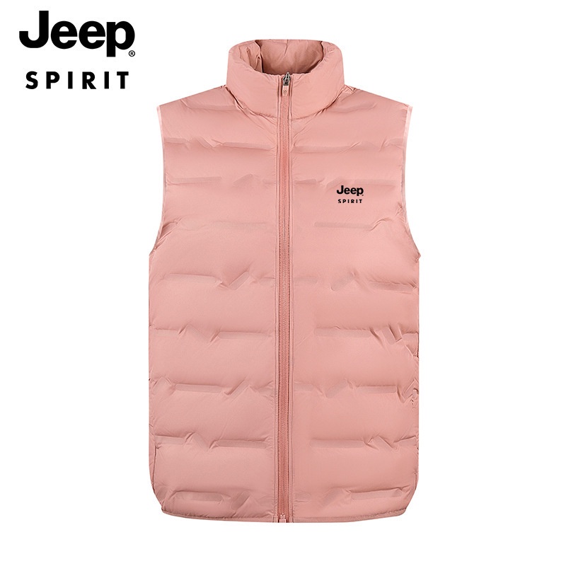 JEEP Spirit Men's Vest Large Autumn/Winter New Thicked Down Coat Couple Korea Sweetheart