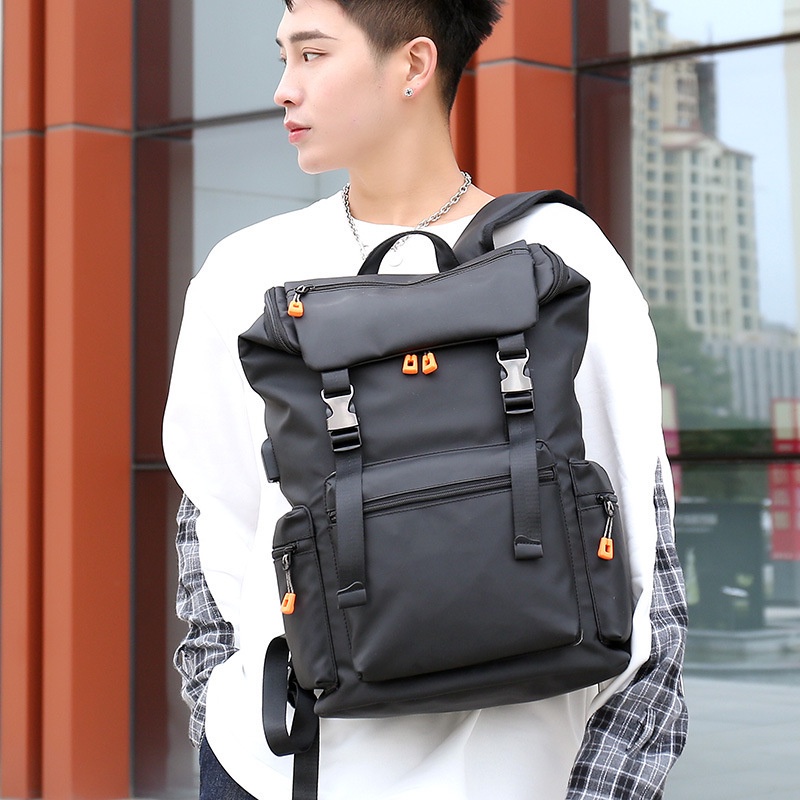 Tas Ransel Pria laki-laki Kapasitas besar perjalanan fashion trend jalan-jalan luar Bekas libur Back