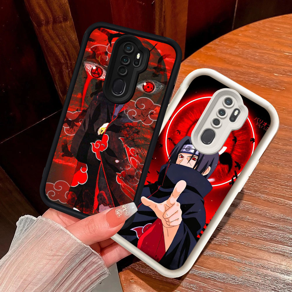 Hitam dan Putih silikon lembut Casing untuk OPPO F11 A9 A5 2020 Z-52 Itachi Uchiha