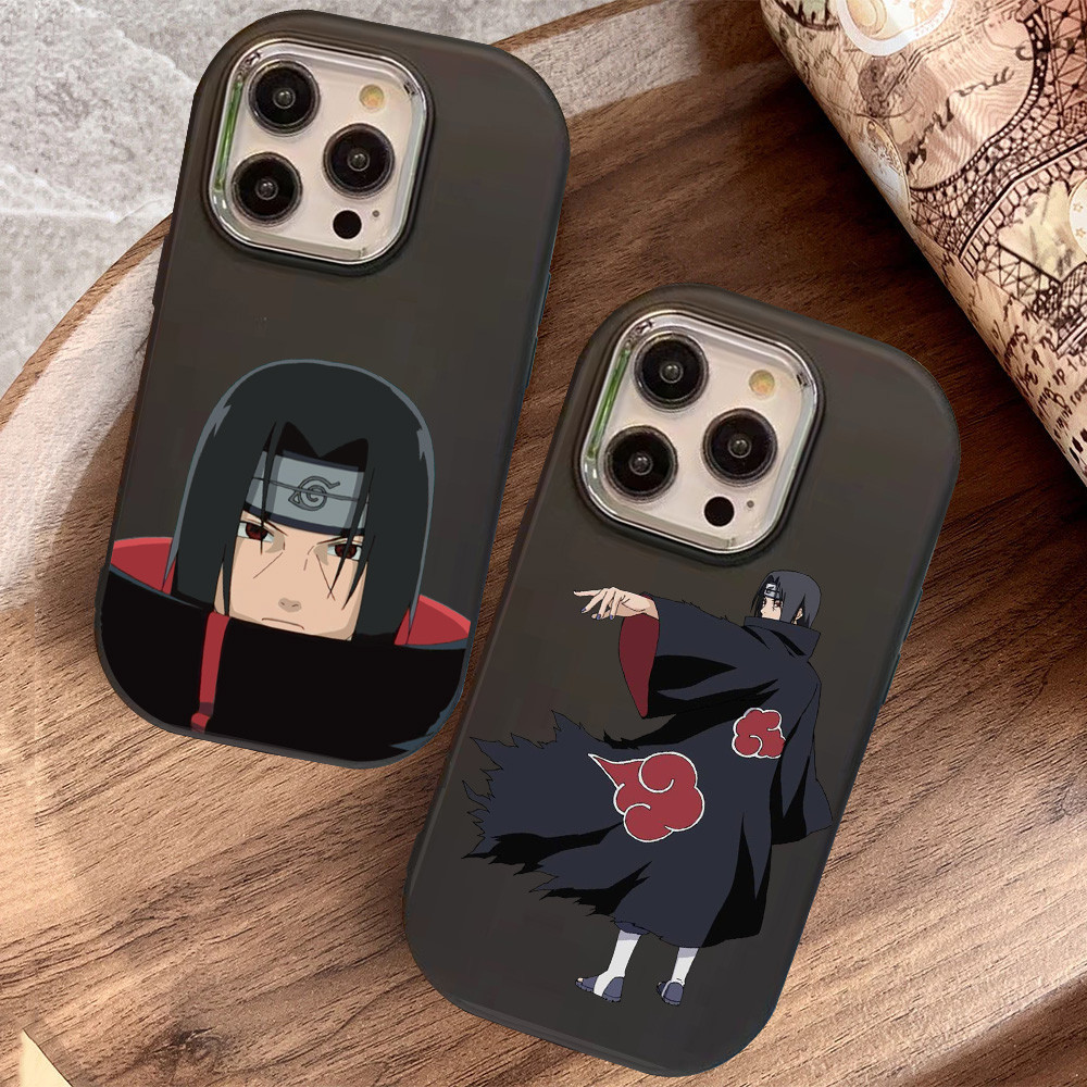 O-78 Naruto Uchiha Sasuke Hitam Silikon Casing untuk Realme 11 Pro C11 N53 C55 C67 C65 C63 C61 Note 