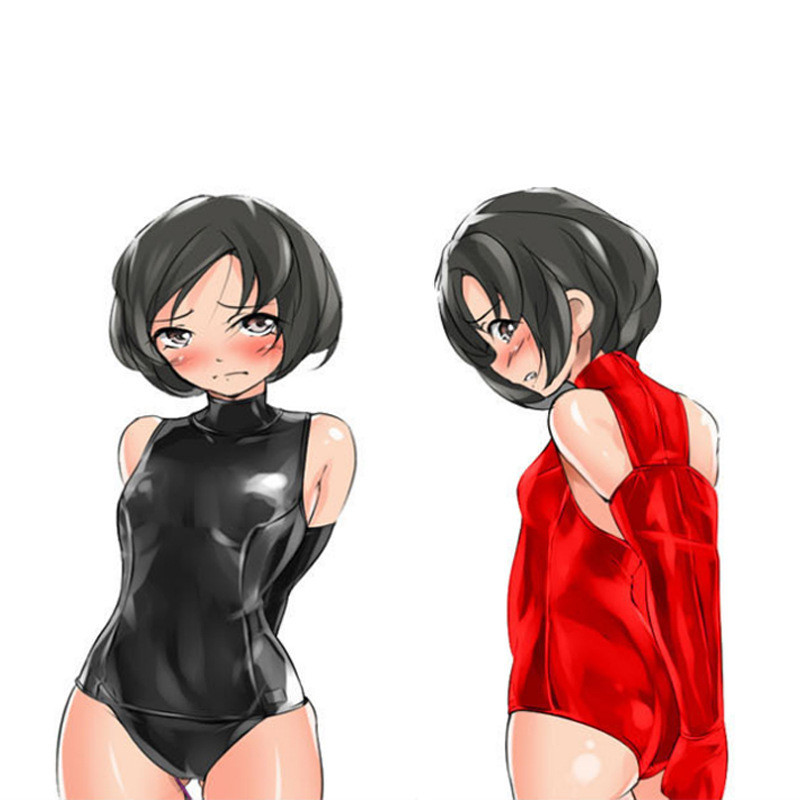 Pakaian Pelangsing Baju Ketat Bodysuit Cewek Wanita  COSPLAY Anime Caroon Laex Ammonia Triangle Join