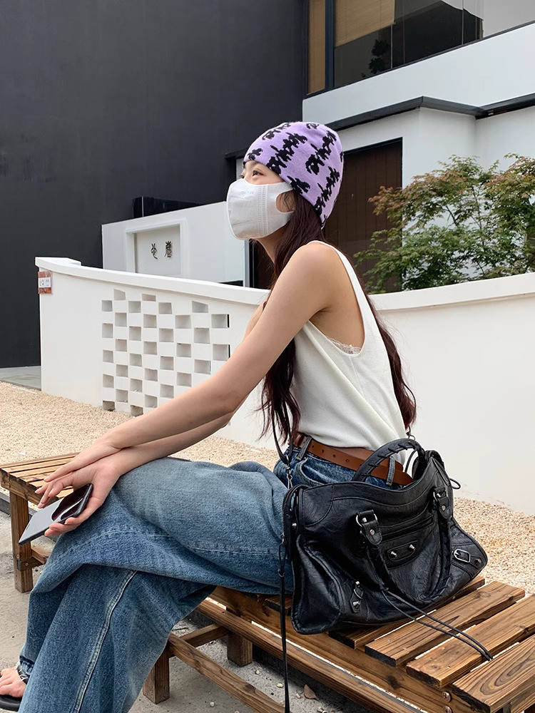 tas sepeda bahu ABG rivet premium
