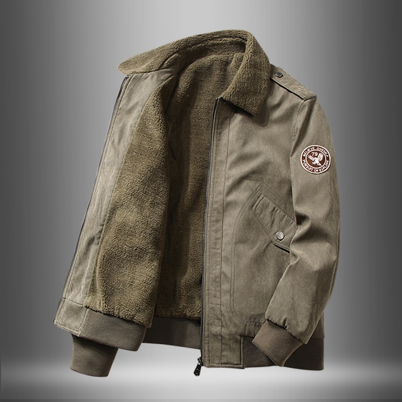 Jaket Militer Pria Katun Tebal Hangat Musim Dingin Warna Pilihan