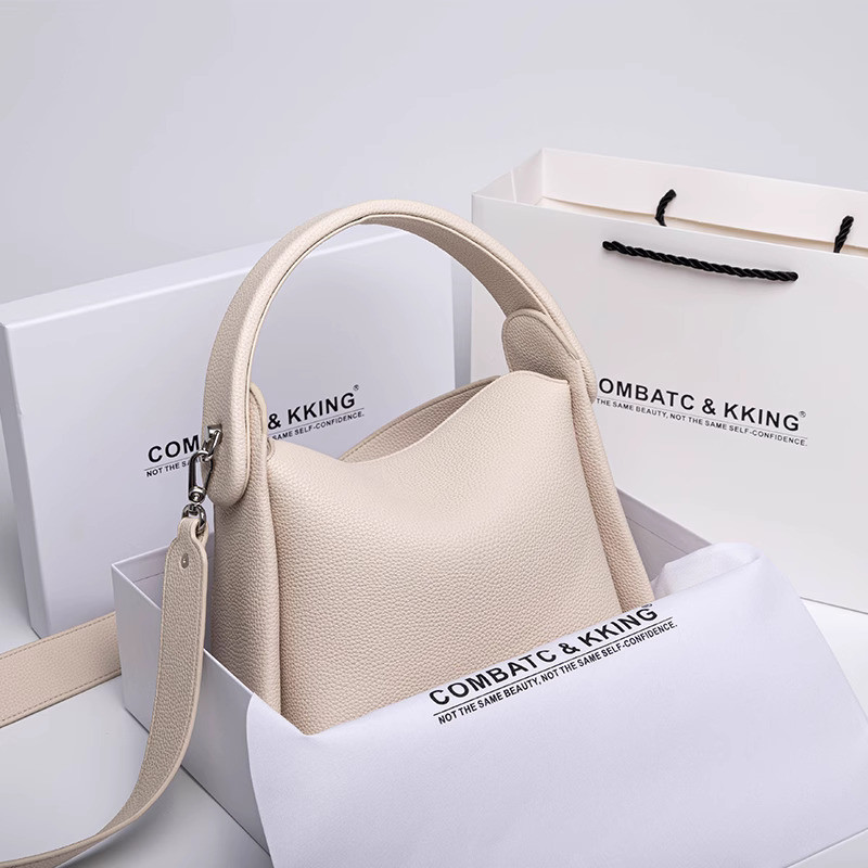 COMBATC&KKING kotak rokok kulit lembut untuk wanita 2024 tas tangan tinggi baru commuting crossbody