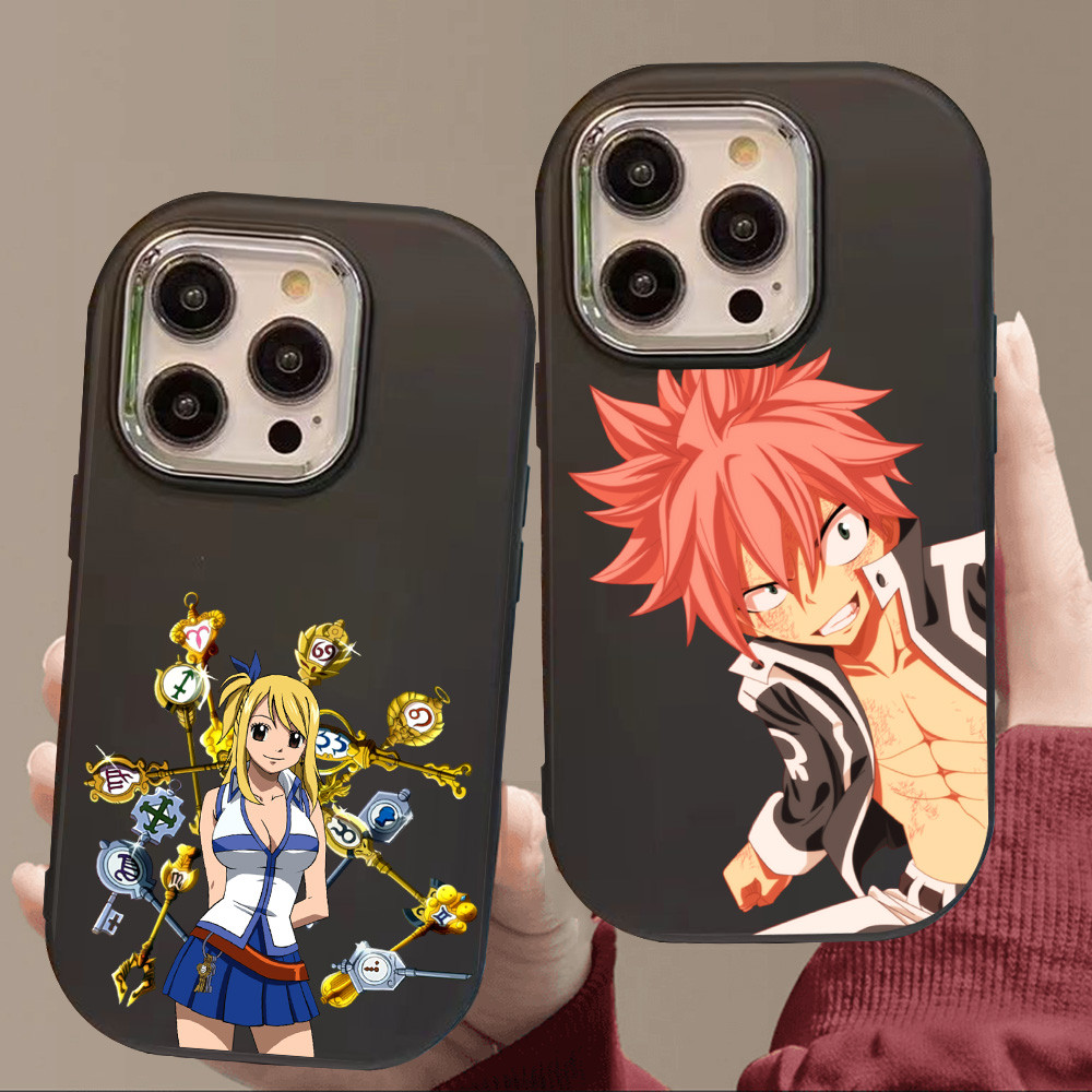 O-116 Fairy Tail Hitam Silikon Casing untuk Realme 11 Pro C11 N53 C55 C67 C65 C63 C61 Note 50
