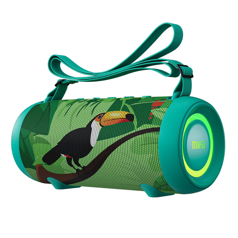 Mifa A90 Green 60W Output Power Bluetooth Speaker dengan Amplifier Kelas D Eent Bass Perfore