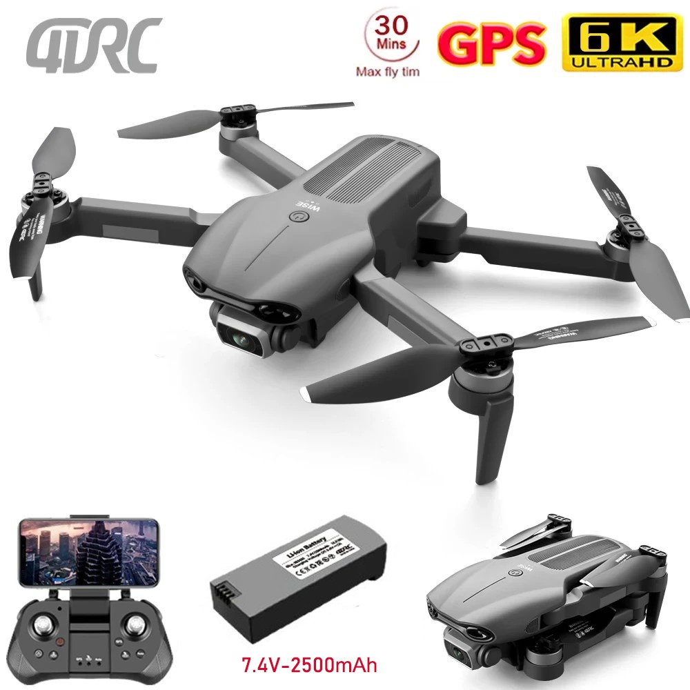 4DRC F9 GPS Drone Professional 6K Dual HD Caera Mini 5G Wifi FPV Brushless RC Quadcopter Foldable Dr