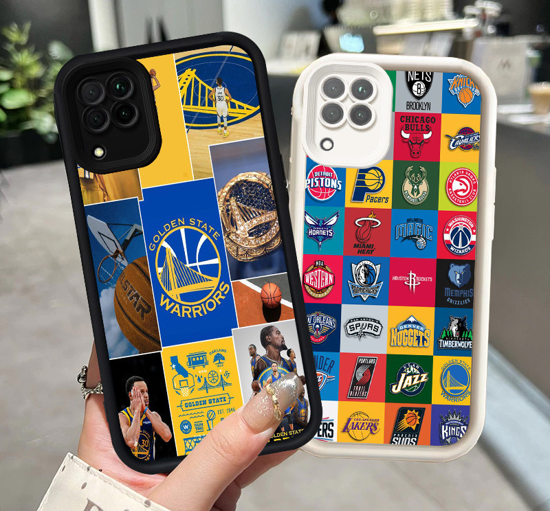 Hitam dan Putih silikon lembut Casing untuk Samsung Galaxy A54 A16 A25 M15 S24 FE 5G Z-94 fashion bo
