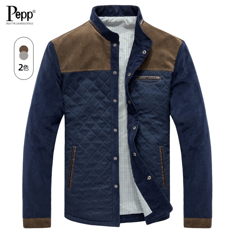 JACKET CORDUROY Pepp Enbu Jaket Musim Gugur Pria Corduroy Jaket Kasual Men's Coat Men's Wear