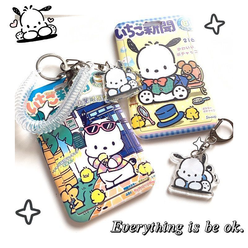 

ID Cart Berita Pacha Dog Cute Subway Set Small Public Transportation ID Access Work Card Motif Terbagus