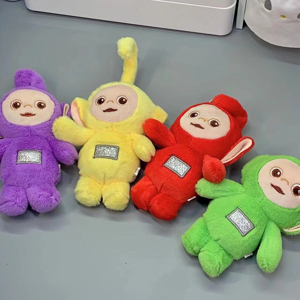 Boneka Lucu  Teletubbies gelombang pendant plush mainan 12cm antena boneka kecil bayi  Model Terbaru