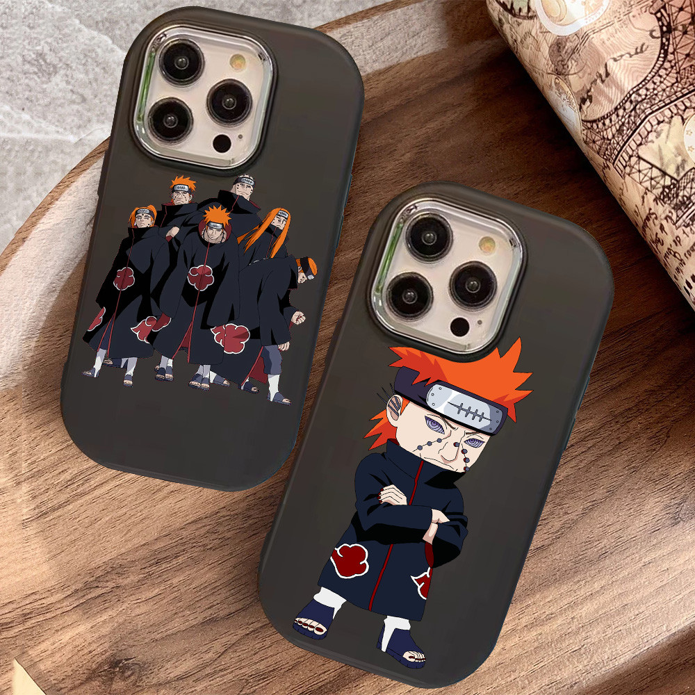 O-84 Akatsuki Itachi Hitam Silikon Casing untuk Realme 11 Pro C11 N53 C55 C67 C65 C63 C61 Note 50