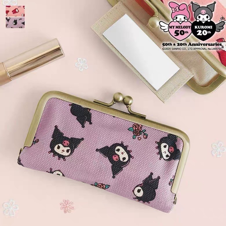 

Kotak Pensil Lucu Jepang Sanli Gull baru kartun menyimpan kosmetik lucu portabel populer mode lantai-lantai emas tas klip Import