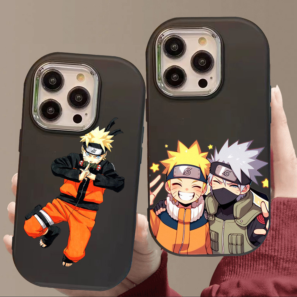 O-49 Ainime Naruto Hitam Silikon Casing untuk Realme 11 Pro C11 N53 C55 C67 C65 C63 C61 Note 50