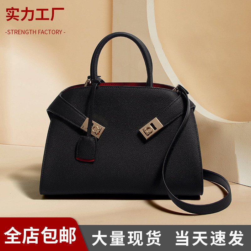 Tas Wanita  Tas belakang, sapi, desain niche, tote, kapasitas besar, perasaan tinggi pekerja kantor 