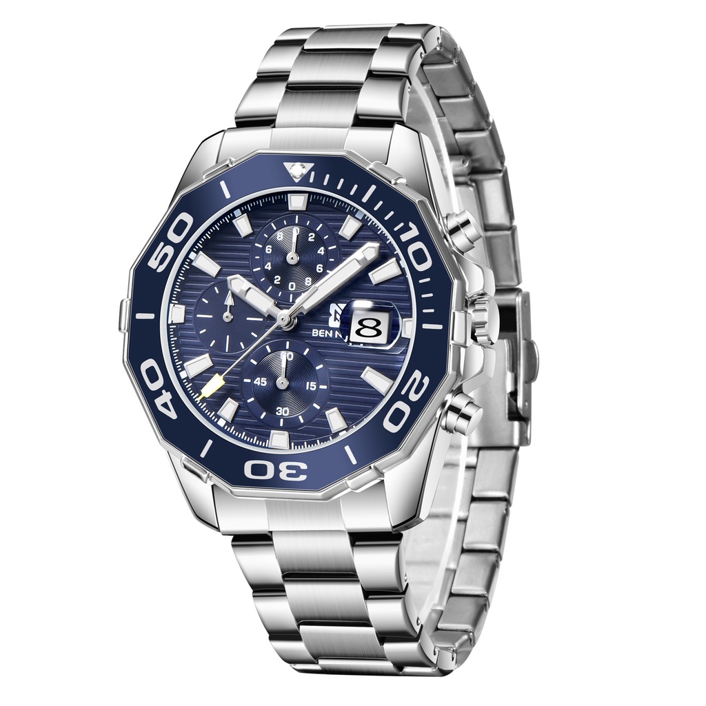 Jam Tangan Pria BEN NEVIS Business Men's Quartz Sports Personalized Fashion WatchFASHION | TAS | SEP