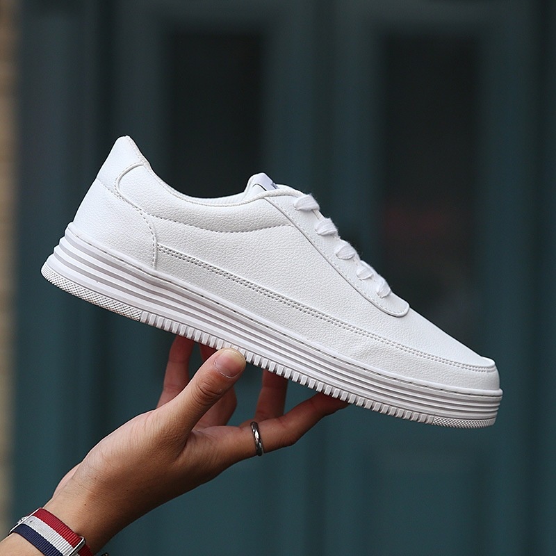 Sneakers kecil 45 besar 47 ukuran 46 sepatu untuk pria putih