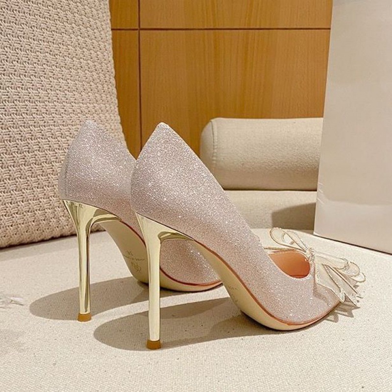 Sepatu pesta wanita Pakaian Pernikahan utama, Sepatu Pernikahan, Kampanye High Heels, Sepatu Pernika