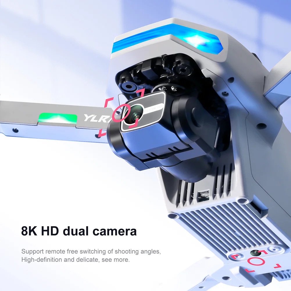 S135 Pro GPS Drone 8K HD Dual Camera WIFI Professional Air Photography 3-Axis Gimbal Brushless Motor