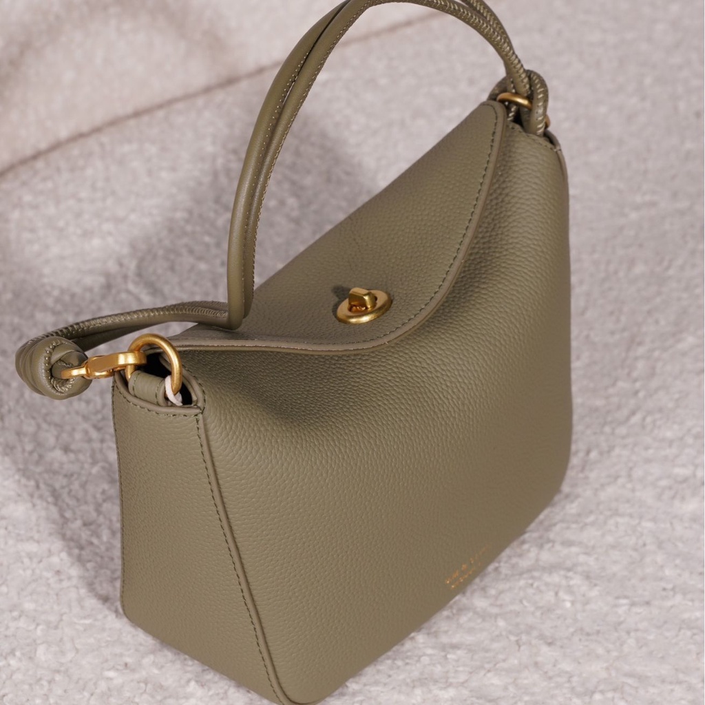 [New Trend] Tas Wanita  2023 Mini Lindy Bag Cowhide Dokter Bag Kulit asli Bag Wanita Tidal Satu Shou