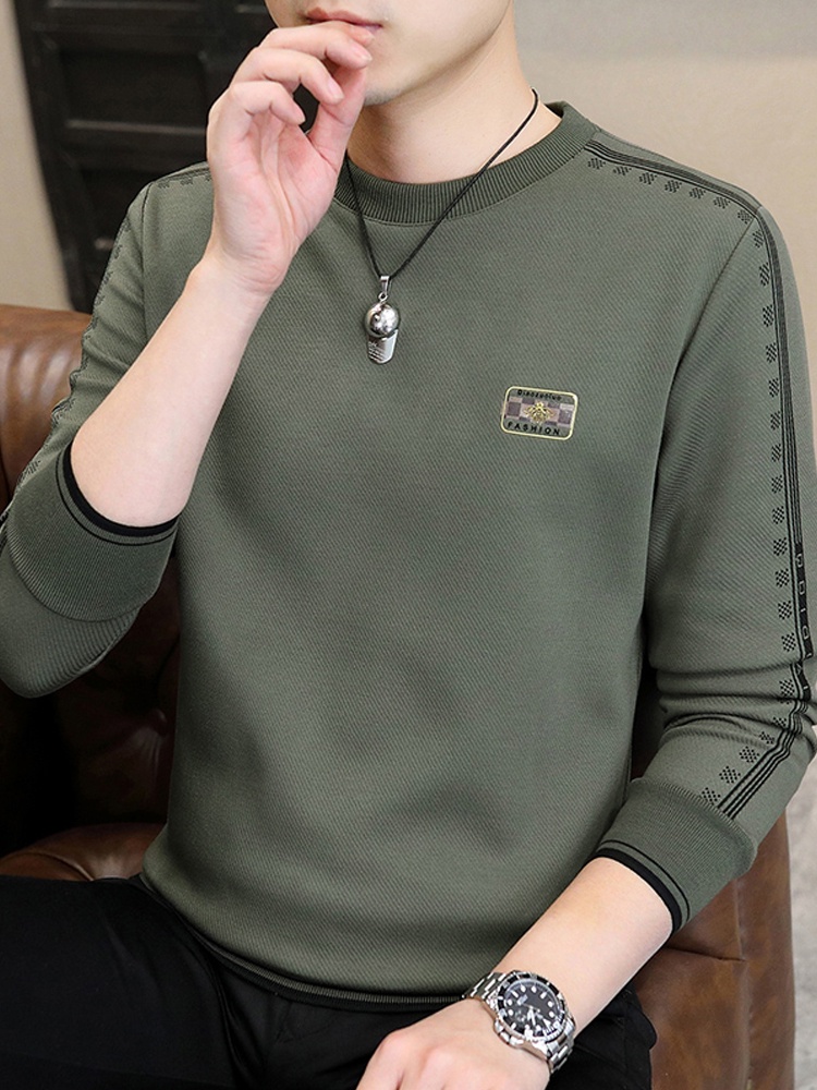 switer cowok keren  Musim gugur dan musim dingin Sweetheart Fashion Brand Versatile Underlay Shirt S