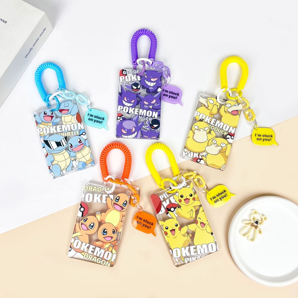 

ID Cart Kreatif akrilik sliding, tas murid anti kehilangan transparen, permainan, pemegang kartu ID, kasus perlindungan Motif Terbagus
