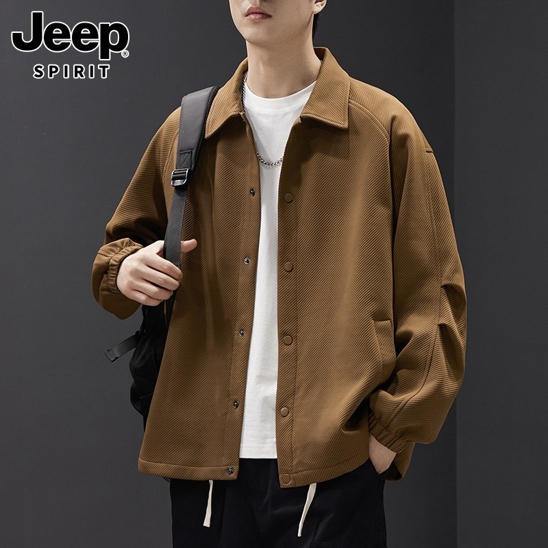 Jeep Spirit Jaket Pria 2025 Semi Musim Gugur