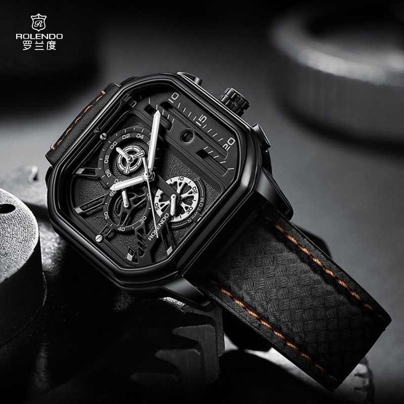 Jam Tangan Pria Rolando New Watch Men's Quartz Watch Fashion Waterproof Glow Men's WatchFASHION | TA