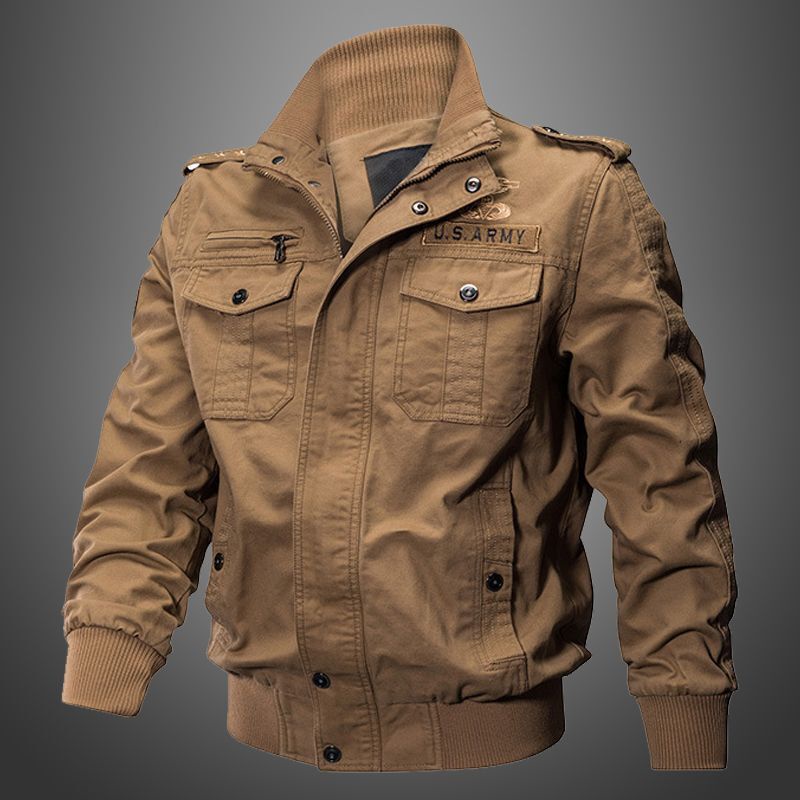 Jaket Militer Pria Katun Tebal Musim Dingin Remaja Warna Pilihan