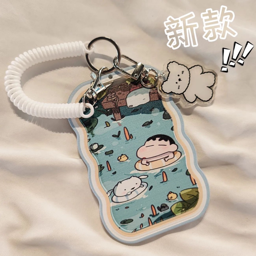 

ID Cart Cute Xiaoxin Bus Campus Subway Work Instagram Meal ID Card Protection Set Motif Terbagus