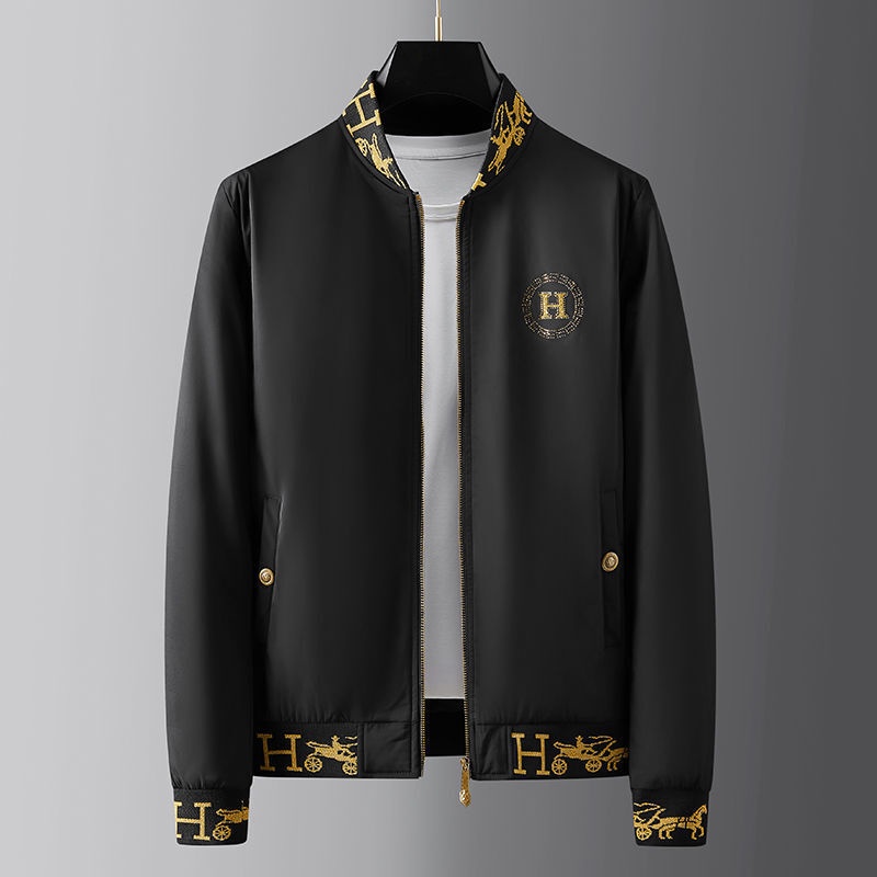 Jaket Pria [New Trend]  Jaket pria tinggi dengan huf berlian panas pemuda trendy musim gugur 2021/mu