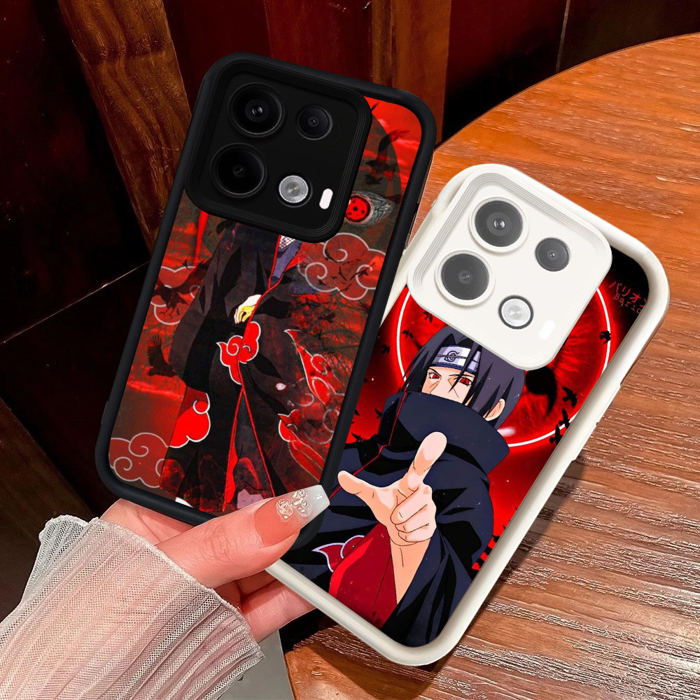 Hitam dan Putih silikon lembut Casing untuk Infinix Note 40S 40 Pro Plus 5G Z-52 Itachi Uchiha