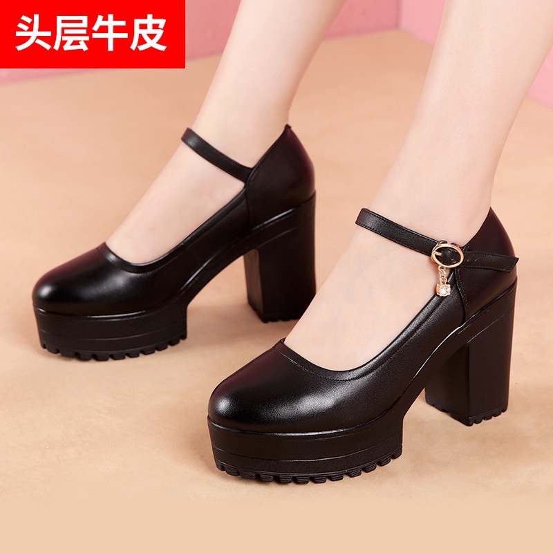 Sepatu tinggi wanita 10 cm Qipao runway show untuk individu usia tengah dan orang tua, sepatu tungga