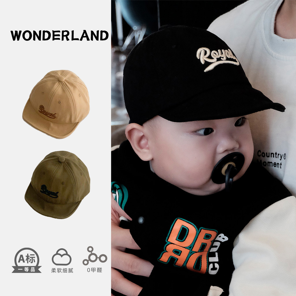 Topi pria lidah bebek bayi yang lucu topi bisbol semi musim gugur versi korea