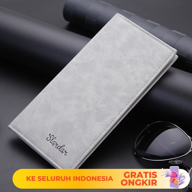 Dompet  Dompet mahasiswa laki-laki, kartu Jepang dan Korea, dompet anak muda yang muda.  Import
