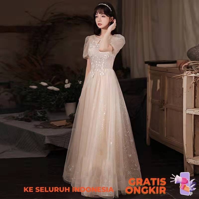 Gaun Malam  Ujian Malam, Banquet Wanita, Seni Abad, Solo, Pakaian Elegant, Ceremoni Adult, Studen SM