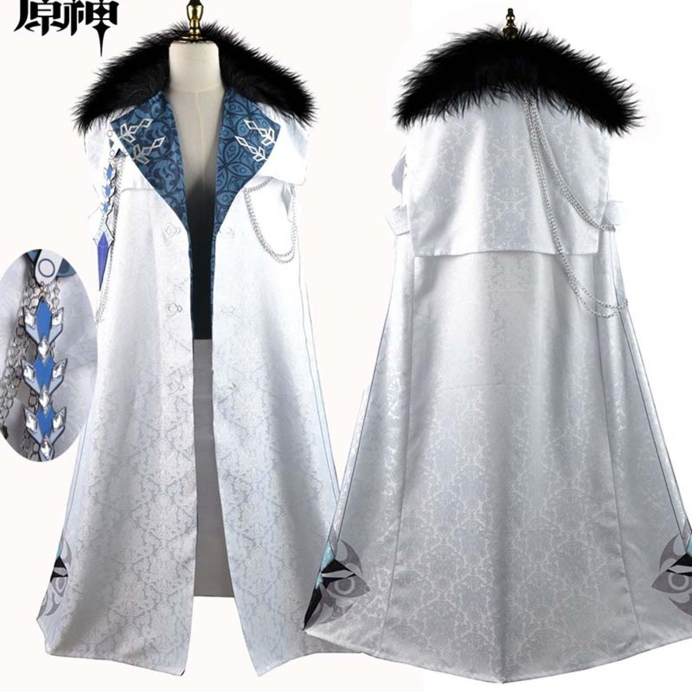 Cosplay Costume Arlecchino Cloak SR Anime Halloween Fatui Harbinger Outfits Columbina Coat