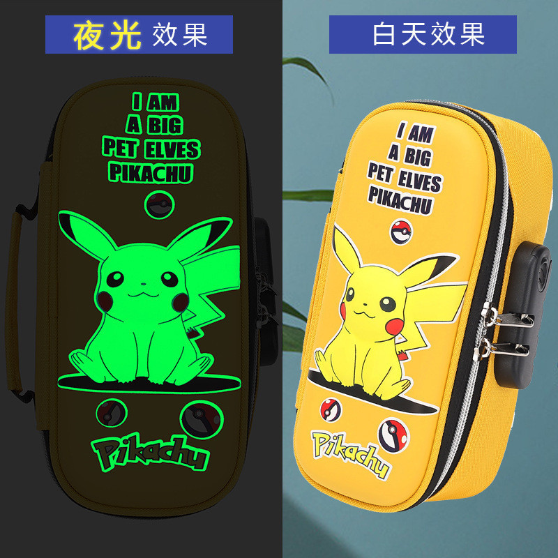 

Tempat Pensil Kasus Picchu Nightglow, penjara kunci sandi siswa 3D, kartun kapasitas tinggi multi lapisan, kotak pensil pribadi Best Brand Import