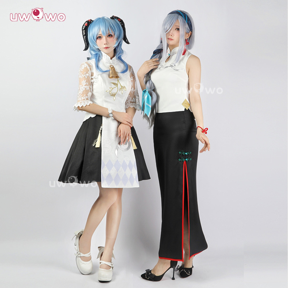 UWO Ganyu/Shenhe Collab Series: Genshin Impact X Heytea Ganyu Shenhe Cosplay Costume