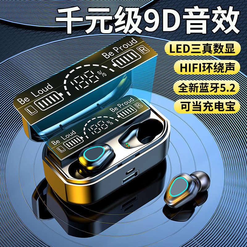 G28 f9-5 Bluetooth earphone TWS dua telinga 5.2 F9-2 N21 M28 M19 M32 M30 m10 n35