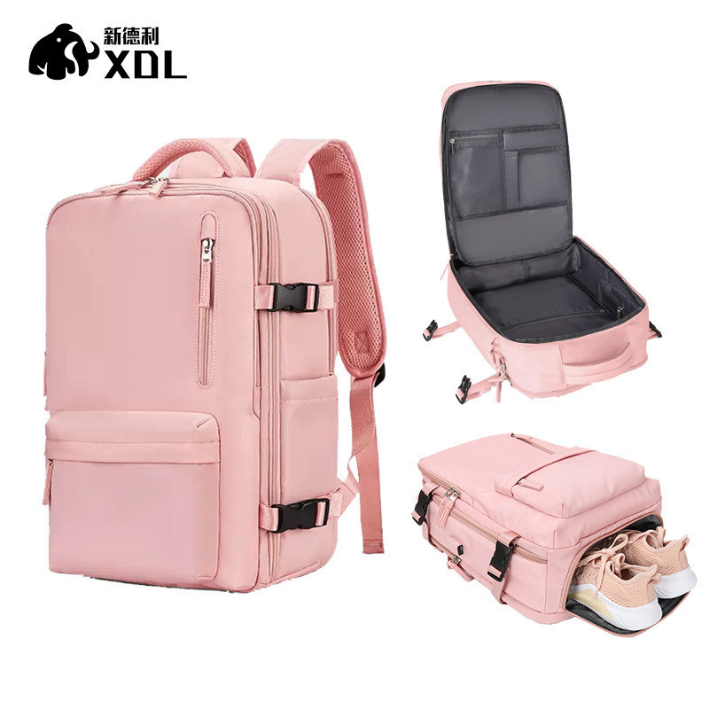 Tas belakang perjalanan, jarak pendek wanita, komputer mahasiswa kapasitas besar, tas perjalanan bis