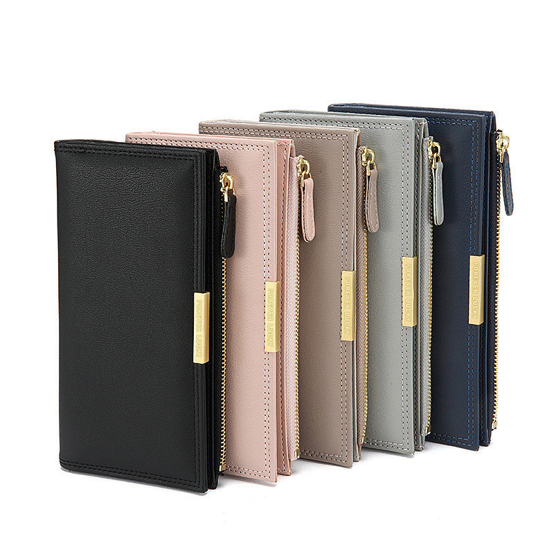 Taobao Wallet baru PU Wanita sederhana Jepang dan Korean Multi Card Handheld Tas panjang 20% off Mon